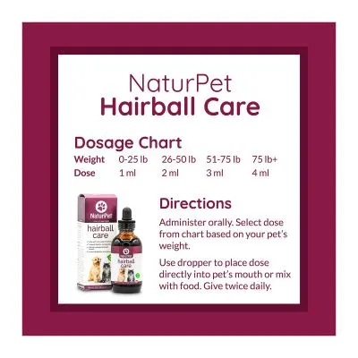 NaturPet Hairball Care for Cats & Dogs 100ml