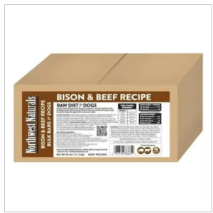 Northwest Naturals Raw Frozen Bison & Beef Nuggets Dog Food