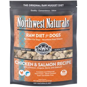 Northwest Naturals Raw Frozen Chicken & Salmon Nuggets Dog Food