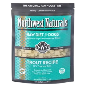 Northwest Naturals Raw Frozen Trout Nuggets Dog Food