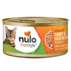 Nulo Freestyle Grain-Free Turkey & Duck Minced Recipe Wet Cat Food, 3oz