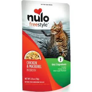 Nulo FreeStyle Meaty Toppers Chicken & Mackerel Cat Food Topper