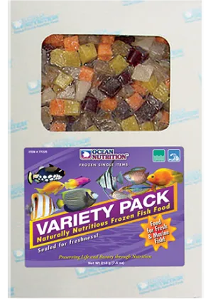 Ocean Nutrition Frozen Variety Cubes 2 lb.