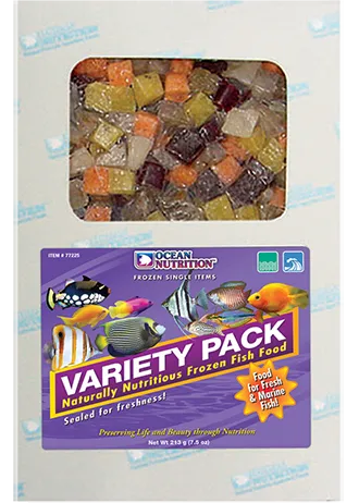 Ocean Nutrition Frozen Variety Cubes 2 lb.