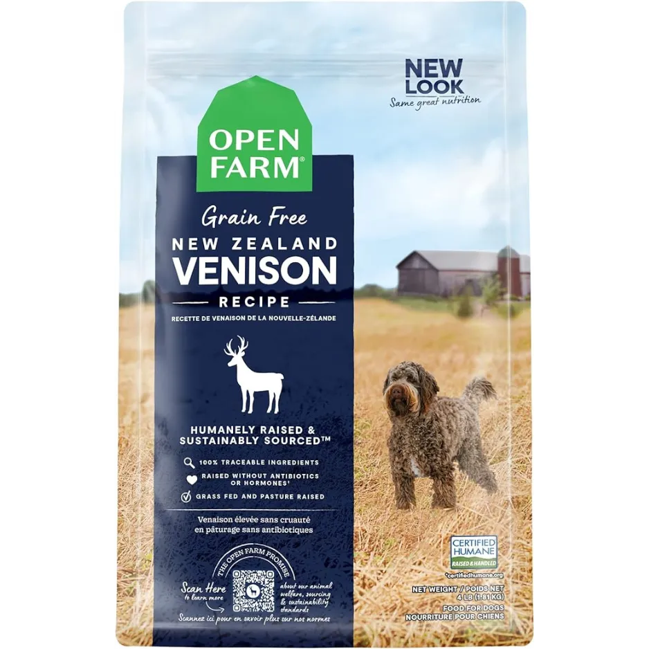 Open Farm Ancient Grains New Zealand Venison Dry Dog Food