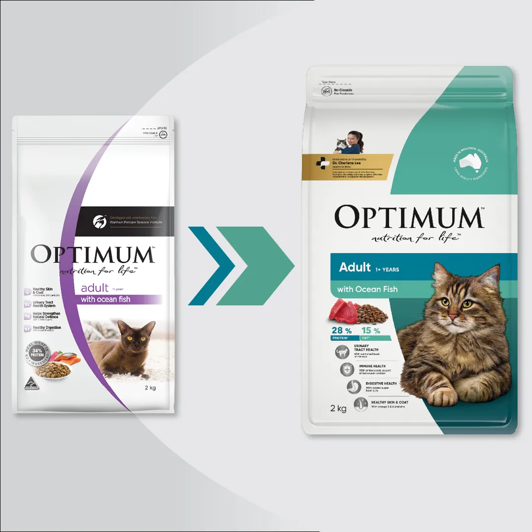 Optimum Cat Adult Dry Food Oceanfish 2kg