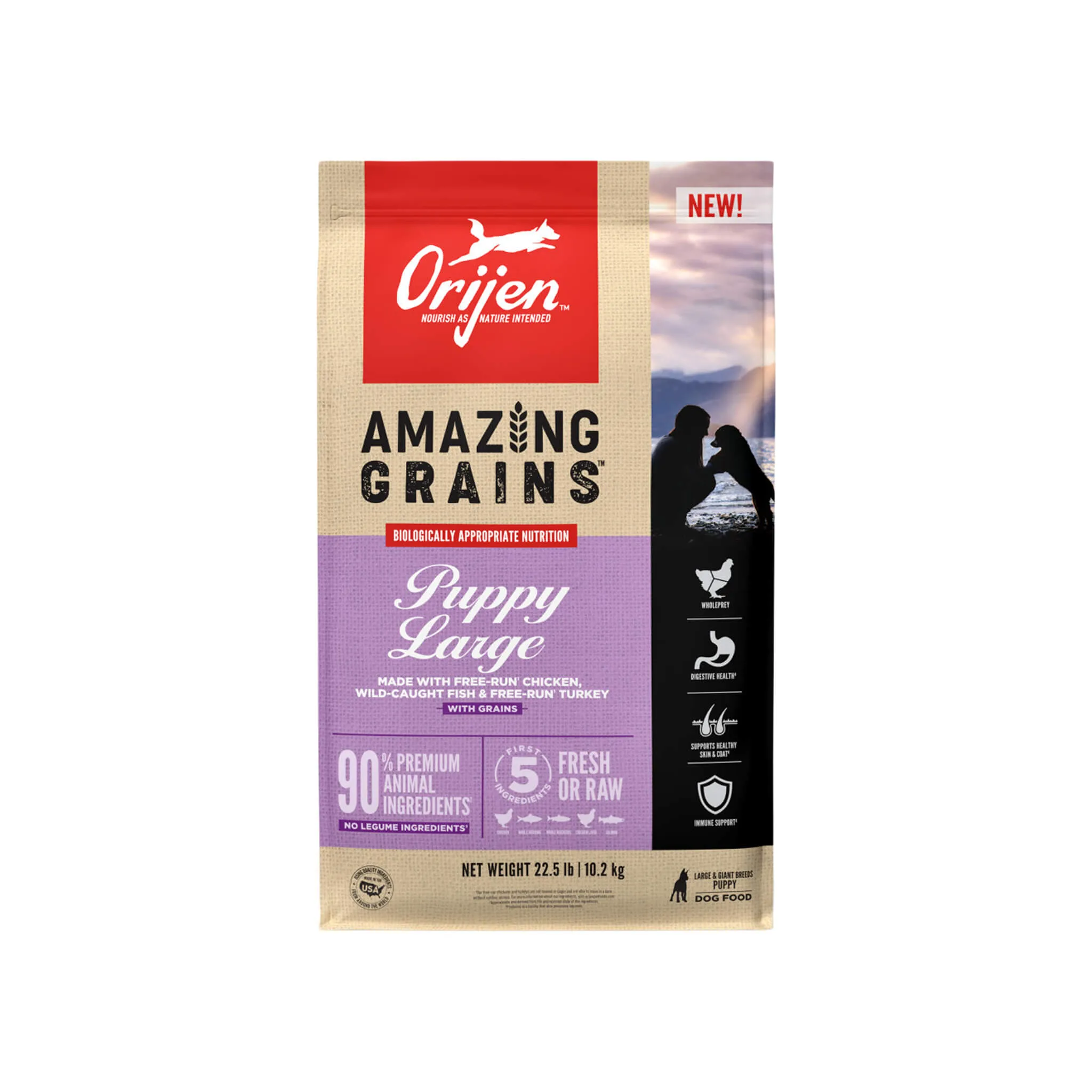 Orijen Amazing Grains Dry Puppy Food