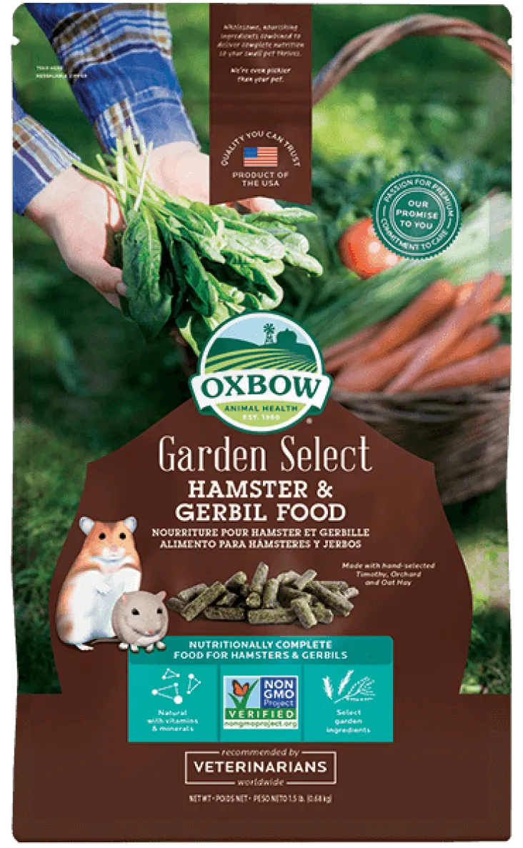 Oxbow Garden Select Hamster & Gerbil Food 1.5lb