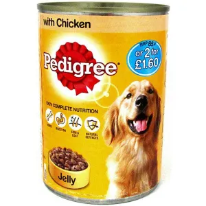 PEDIGREE CHICKEN IN JELLY 385GM TIN