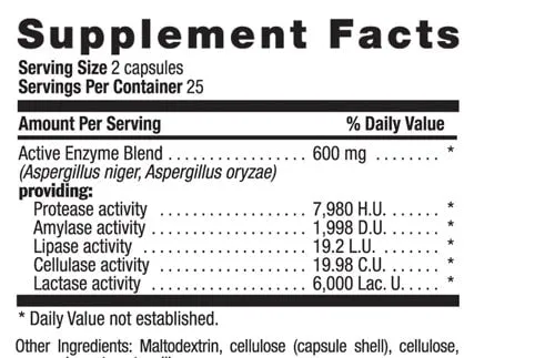 POWER DAIRY-ZYMES, 50 VCAP