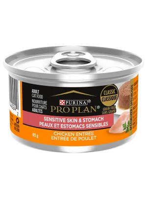 ProPlan Cat Skin & Stomach Chicken Entrée Grain Free Classic 3oz