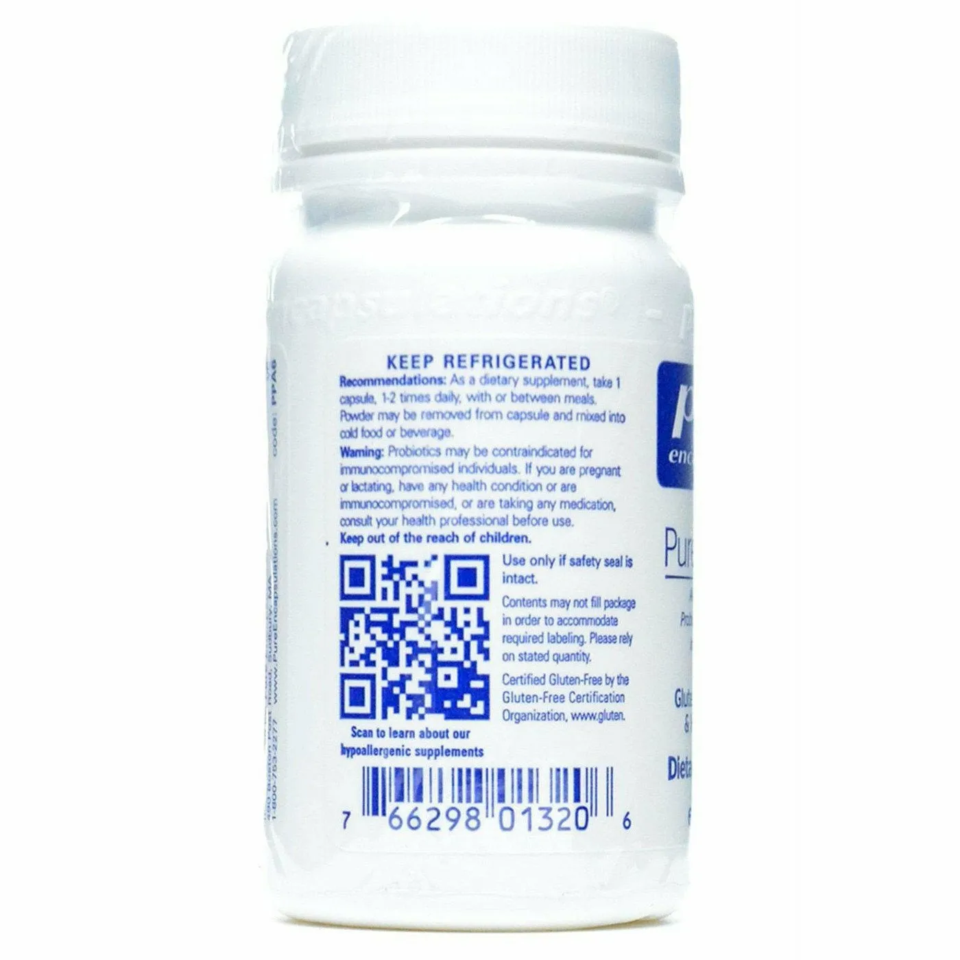 Pure-Probiotic (allergen-free) 60 vcaps by Pure Encapsulations