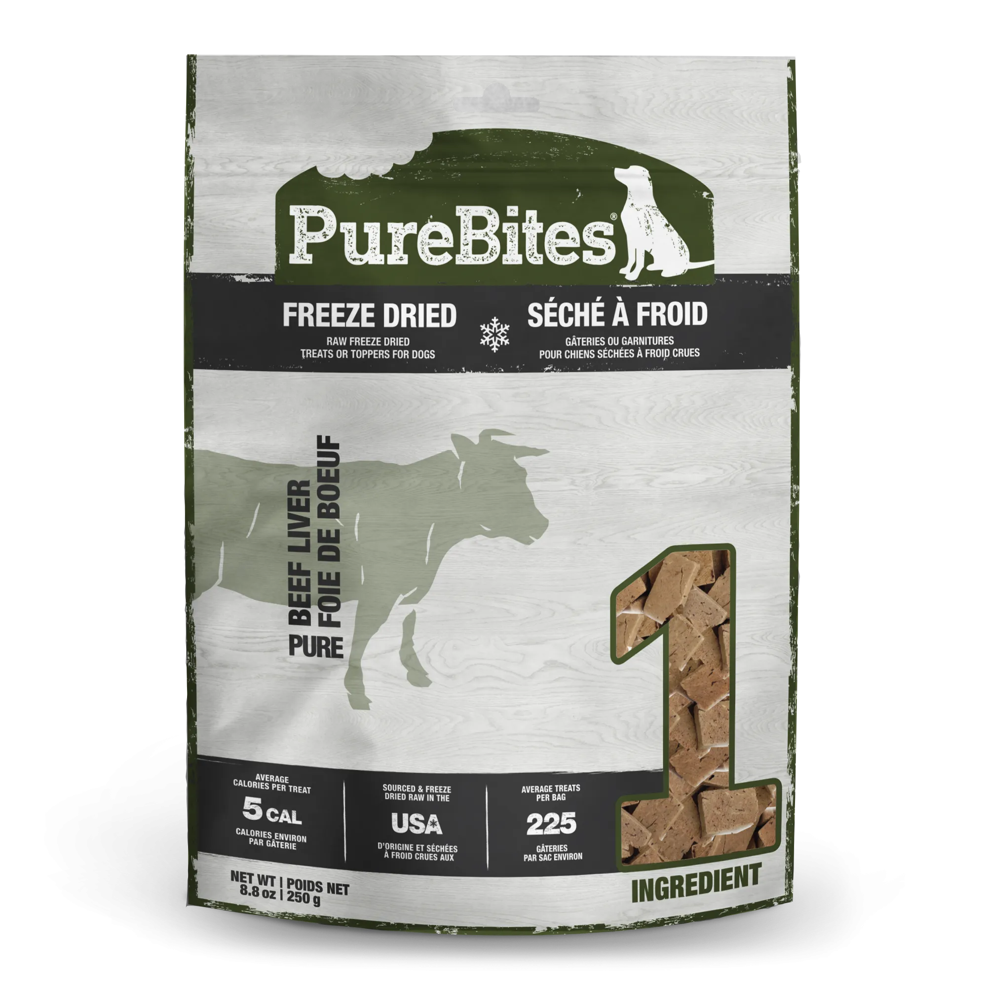 PureBites Freeze Dried Beef Liver Dog Treats