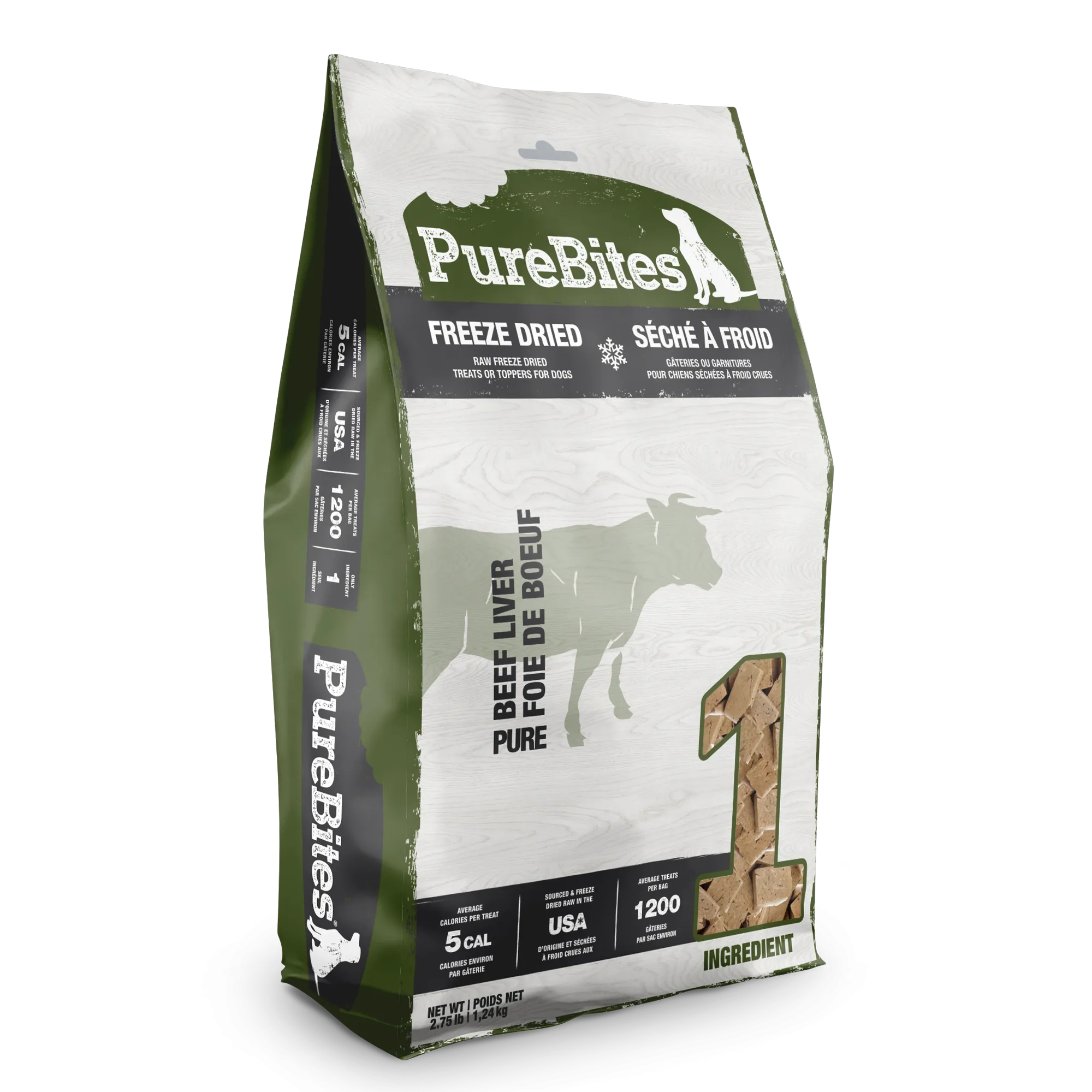 PureBites Freeze Dried Beef Liver Dog Treats