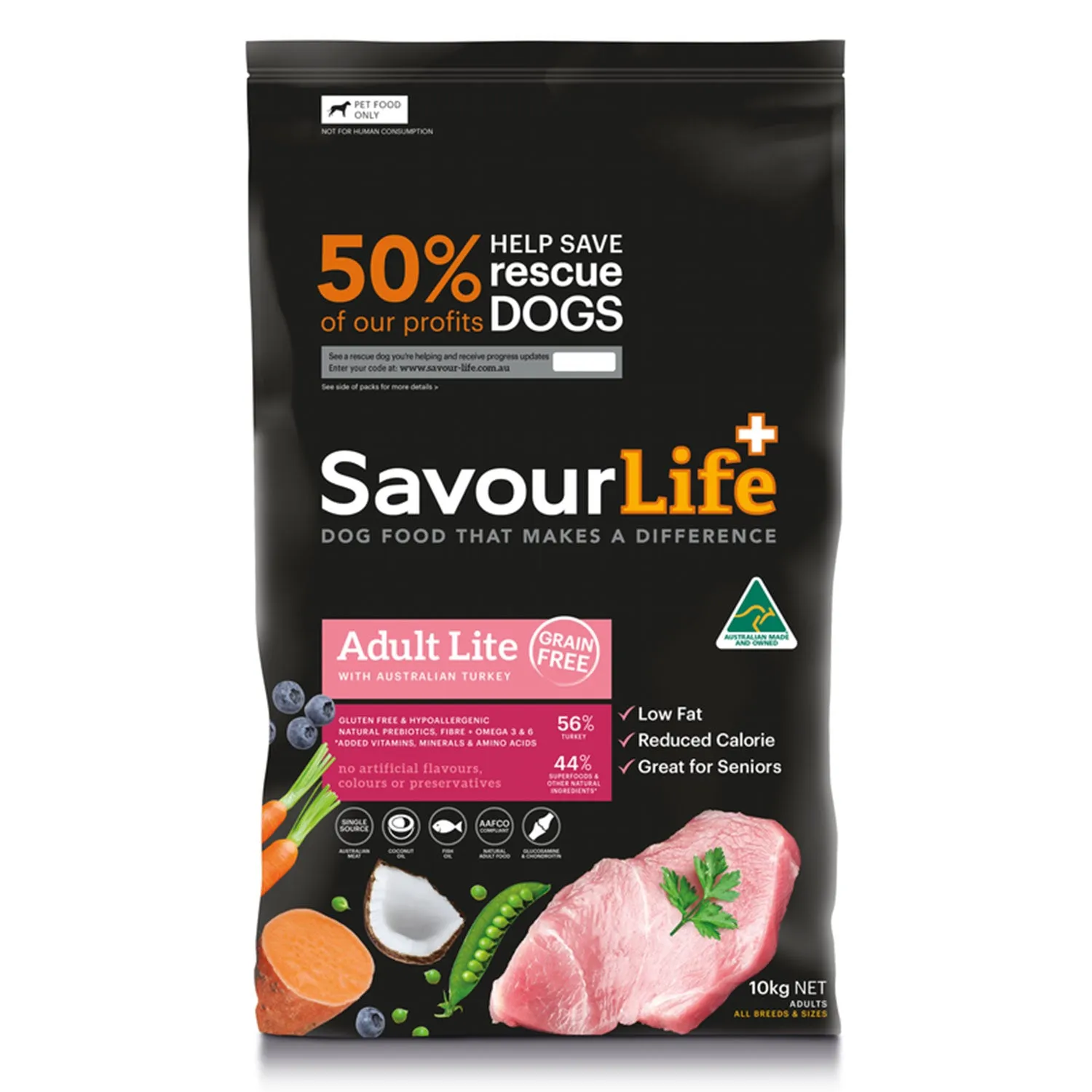 SavourLife Grain Free Lean Turkey Adult Dry Dog Food