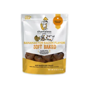 Shameless Pets Bananas for Bacon Soft Baked Dog Treat