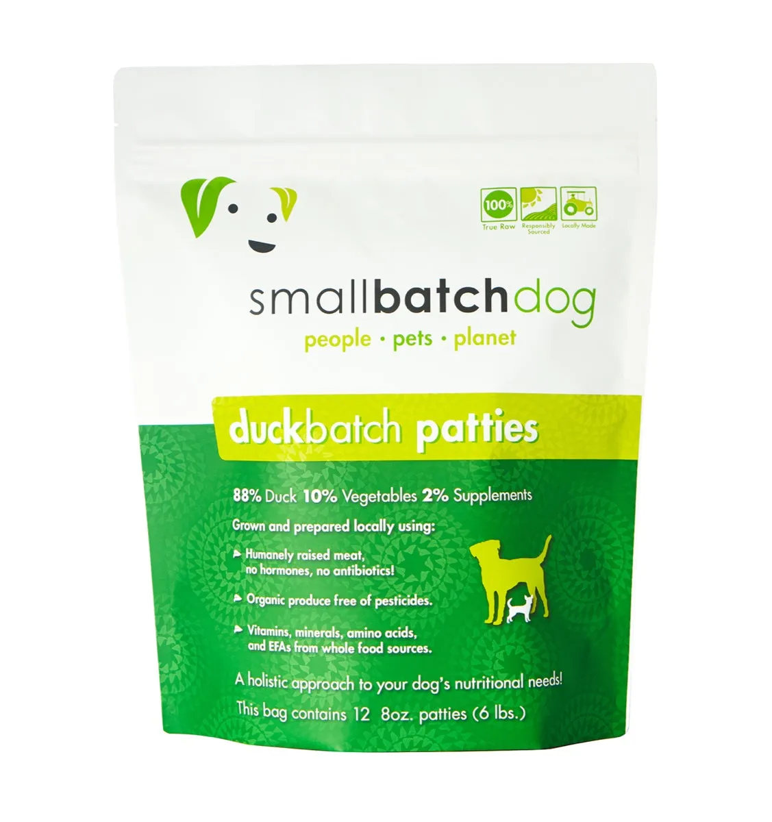 Smallbatch Frozen Duck Batch Dog Food