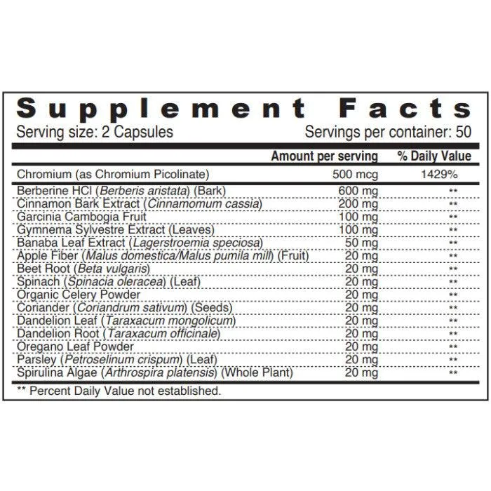 Sunshine Nutrition Berberine 600mg 100 capsules