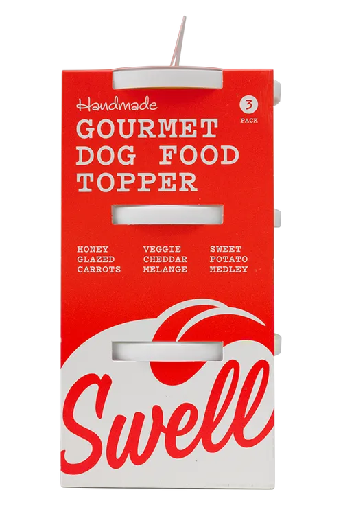 Swell Gourmet Dog Food Toppers Variety Pack (3 Pk 4.5 oz/Case - 13.5 oz)