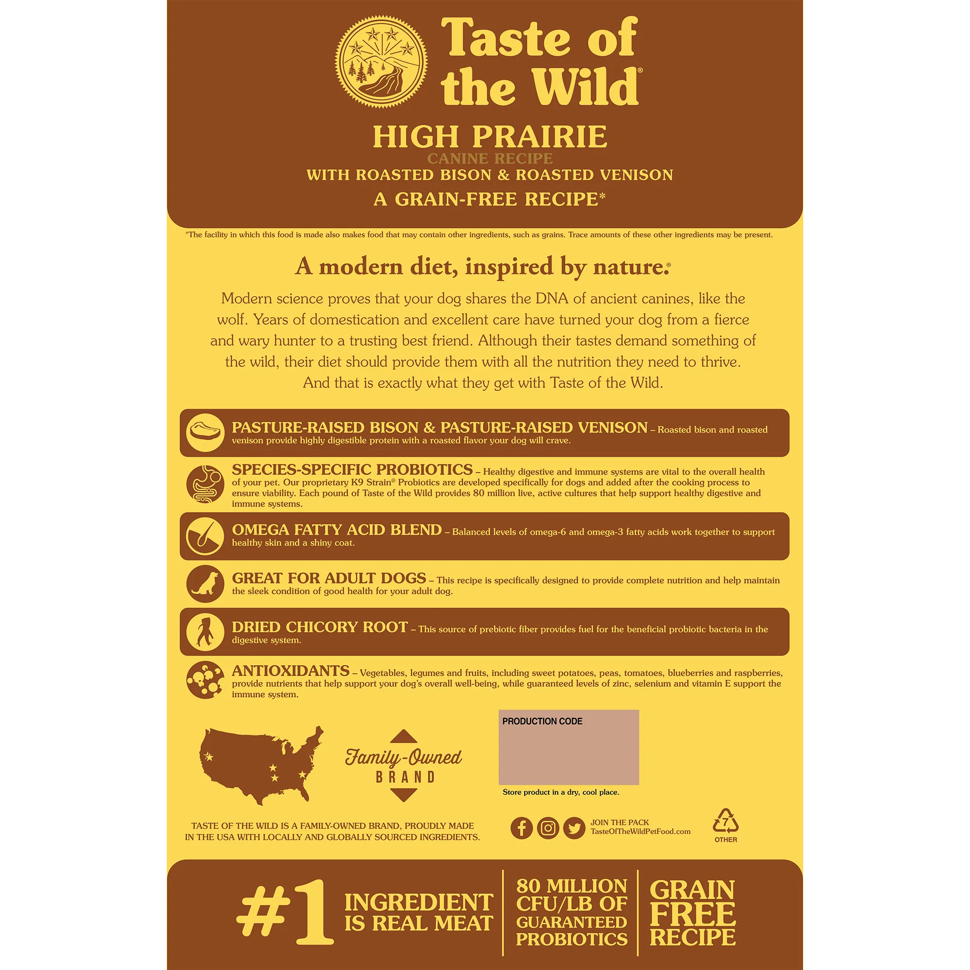 Taste Of The Wild High Prairie Grain-Free Dog Food