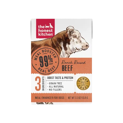 The Honest Kitchen 99% Beef Meal Booster Wet Dog Food