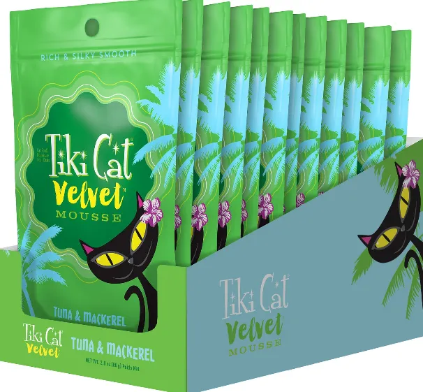 Tiki Cat Velvet Mousse Tuna & Mackerel Pouch