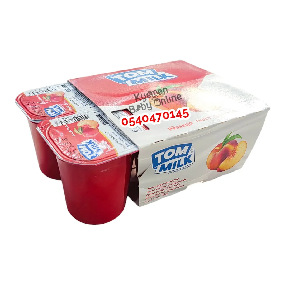 Tom milk yogurt with Peach 125g