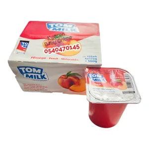 Tom milk yogurt with Peach 125g