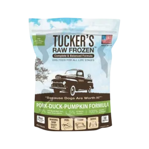 Tucker's® Raw Frozen Pork, Duck & Pumpkin Formula Food for Dogs