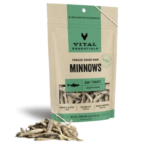 Vital Essentials Freeze-Dried Minnows Dog Treats 1oz