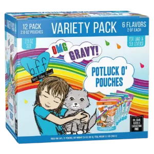 Weruva BFF OMG Potluck O' Pouches Variety Pack Canned Cat Food