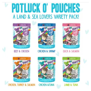 Weruva BFF OMG Potluck O' Pouches Variety Pack Canned Cat Food