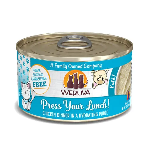 Weruva Cat Patés Dinner in a Hydrating Purée 3.0 oz. Cans