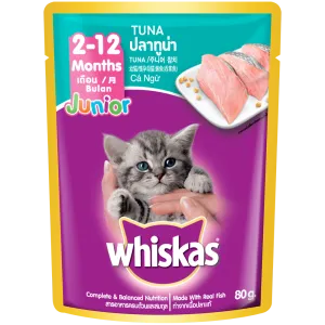 Whiskas Pouch 2-12 Months Junior Tuna 80g