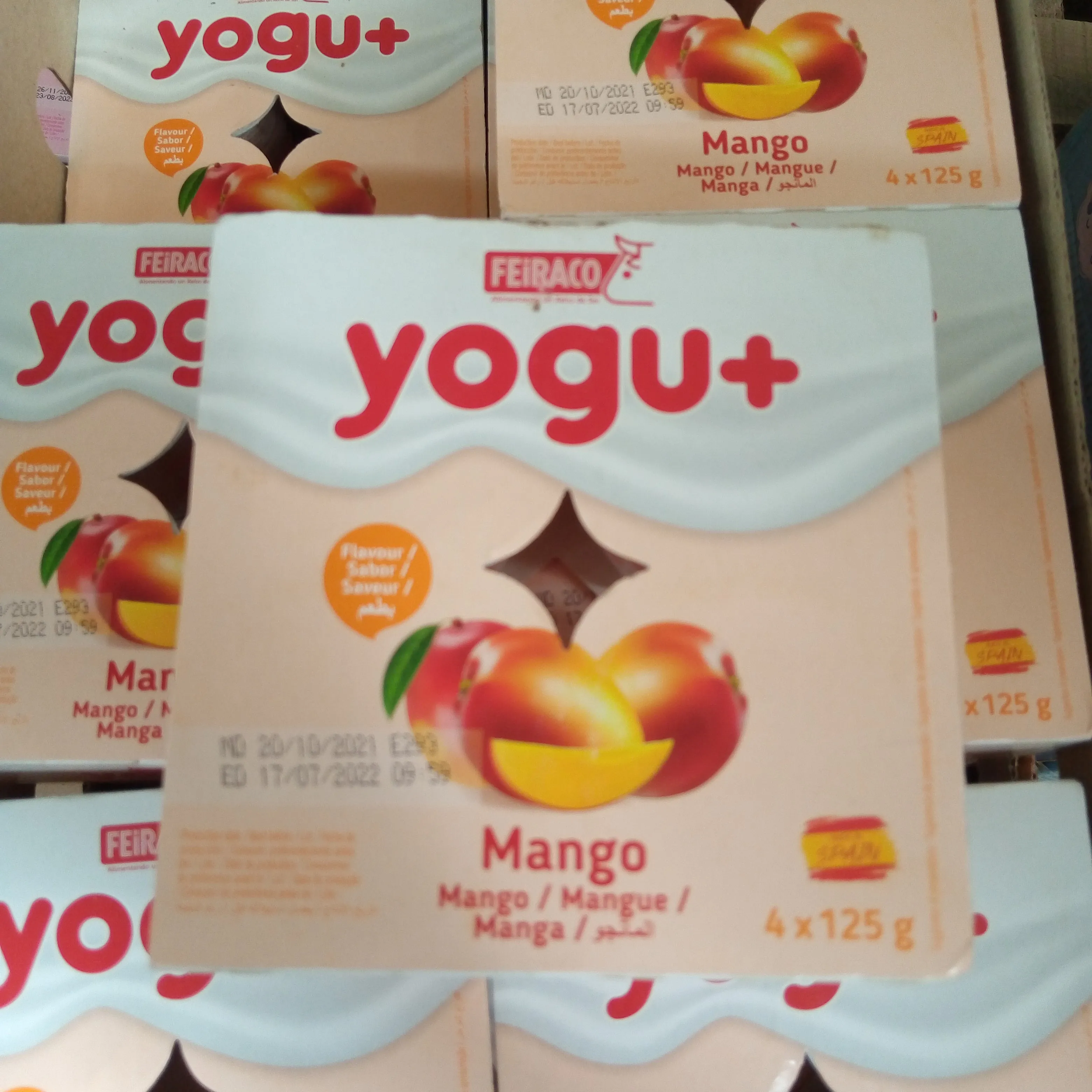 Yogu  Mango Yoghurt (4pcs) 6m 