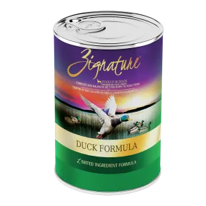 Zignature Dog Canned Food Duck Formula 13oz